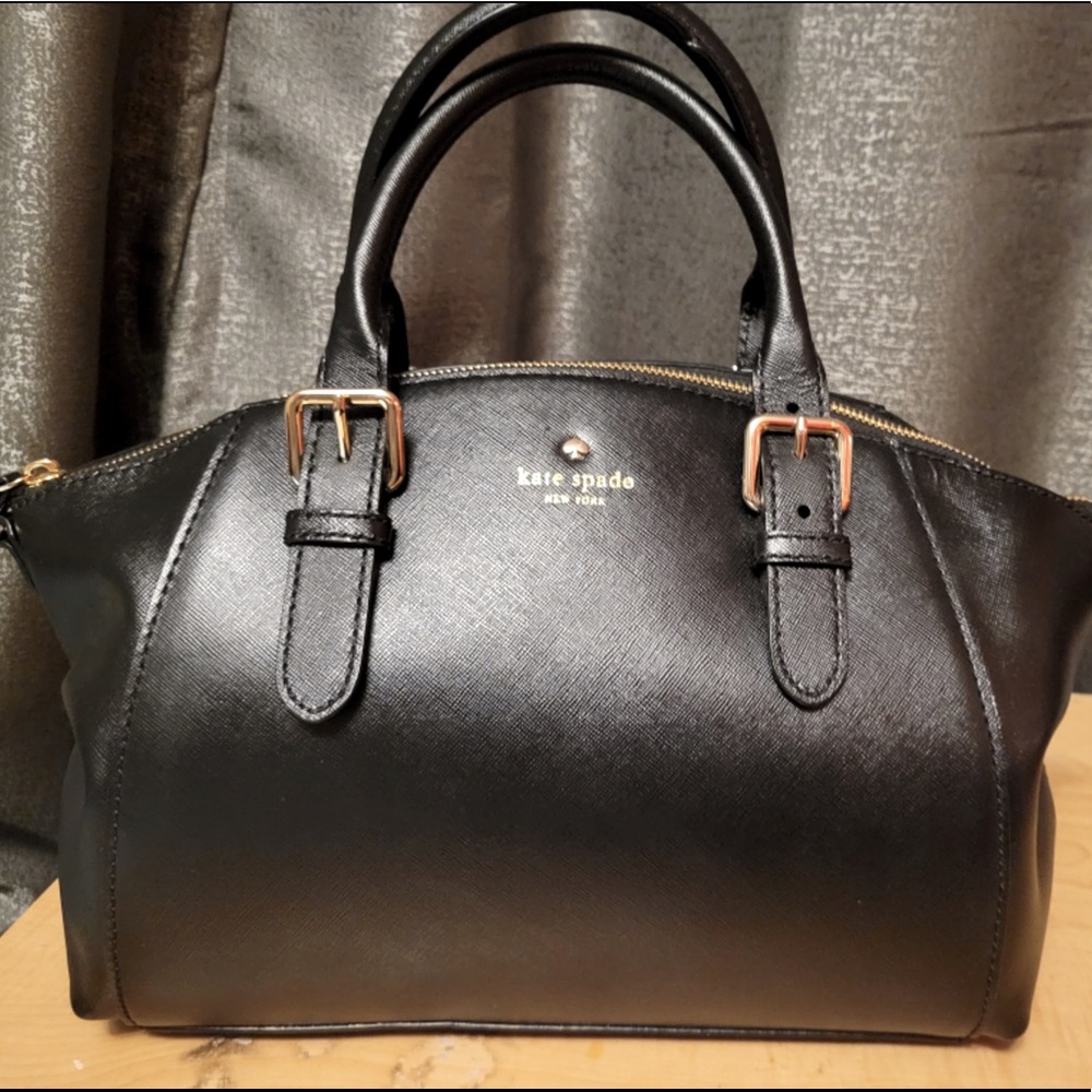 Kate Spade Small Sloan Charlotte Street Satchel Handbag Black